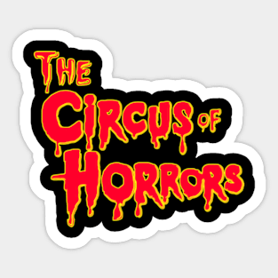 Vintage The Circus Of Horror Sticker